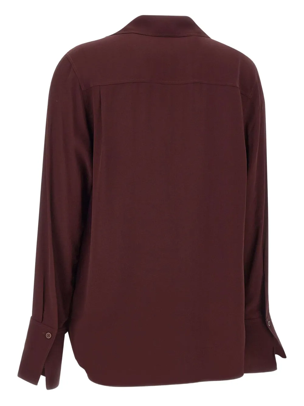 Filippa K v-neck buttoned-cuff blouse - Rood