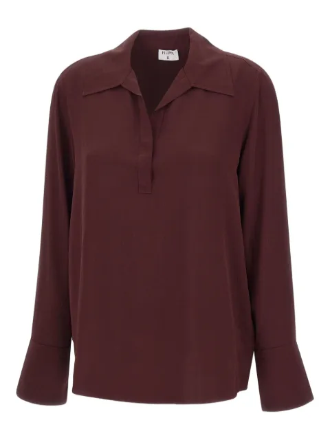 Filippa K v-neck buttoned-cuff blouse