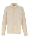 Laneus patch-pocket button-front shirt - Neutrals