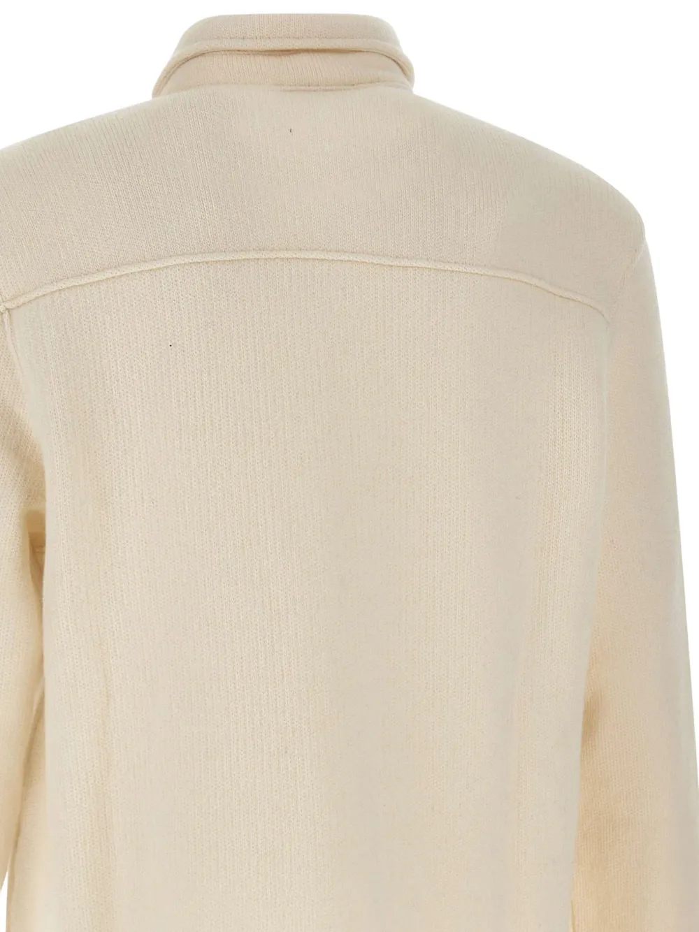 Laneus Patch-pocket Button-front Shirt In Neutral