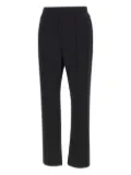 Iceberg elastic-waistband ribbed trousers - Black