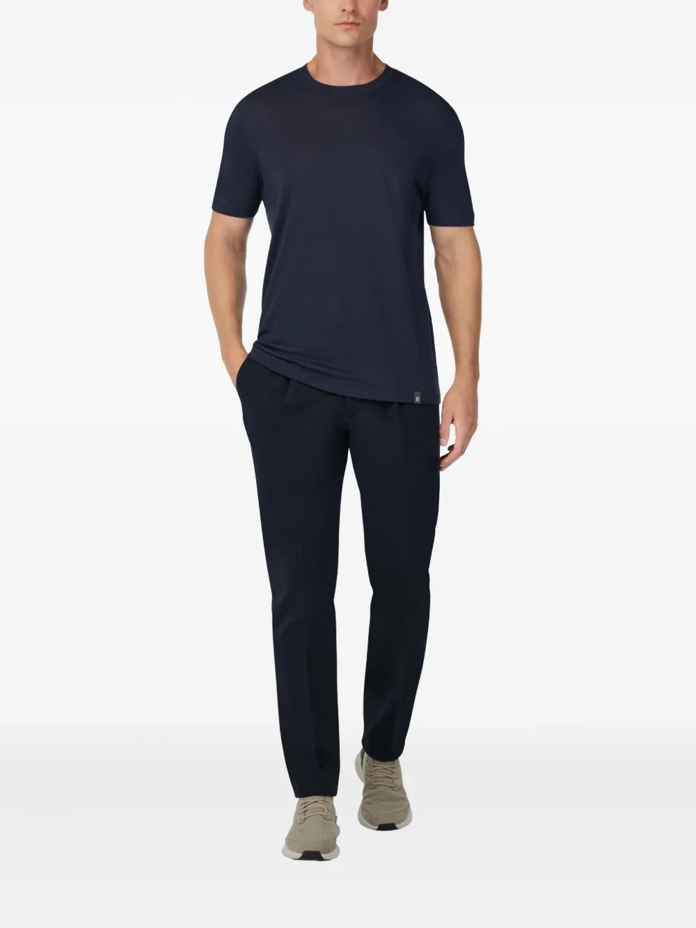 Boggi Milano crew-neck t-shirt - Blauw
