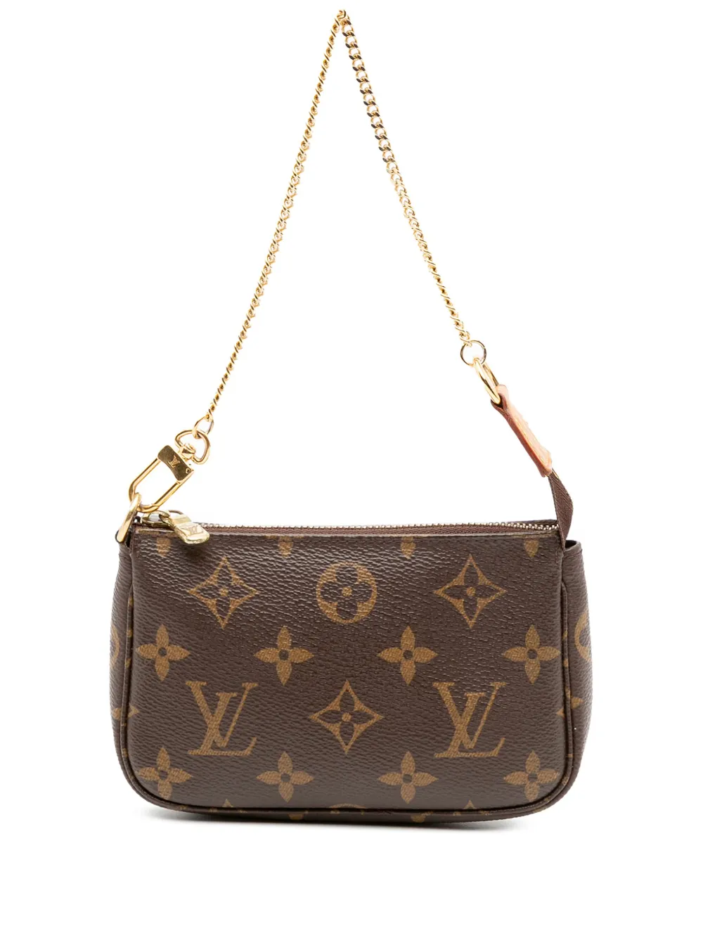 Louis Vuitton Pre-Owned 2020 モノグラム ミニ ポシェット アクセソワール ハンドバッグ - ブラウン Louis Vuitton Pre-Owned 2020 モノグラム ミニ ポシェット アクセソワール ハンドバッグ - ブラウン