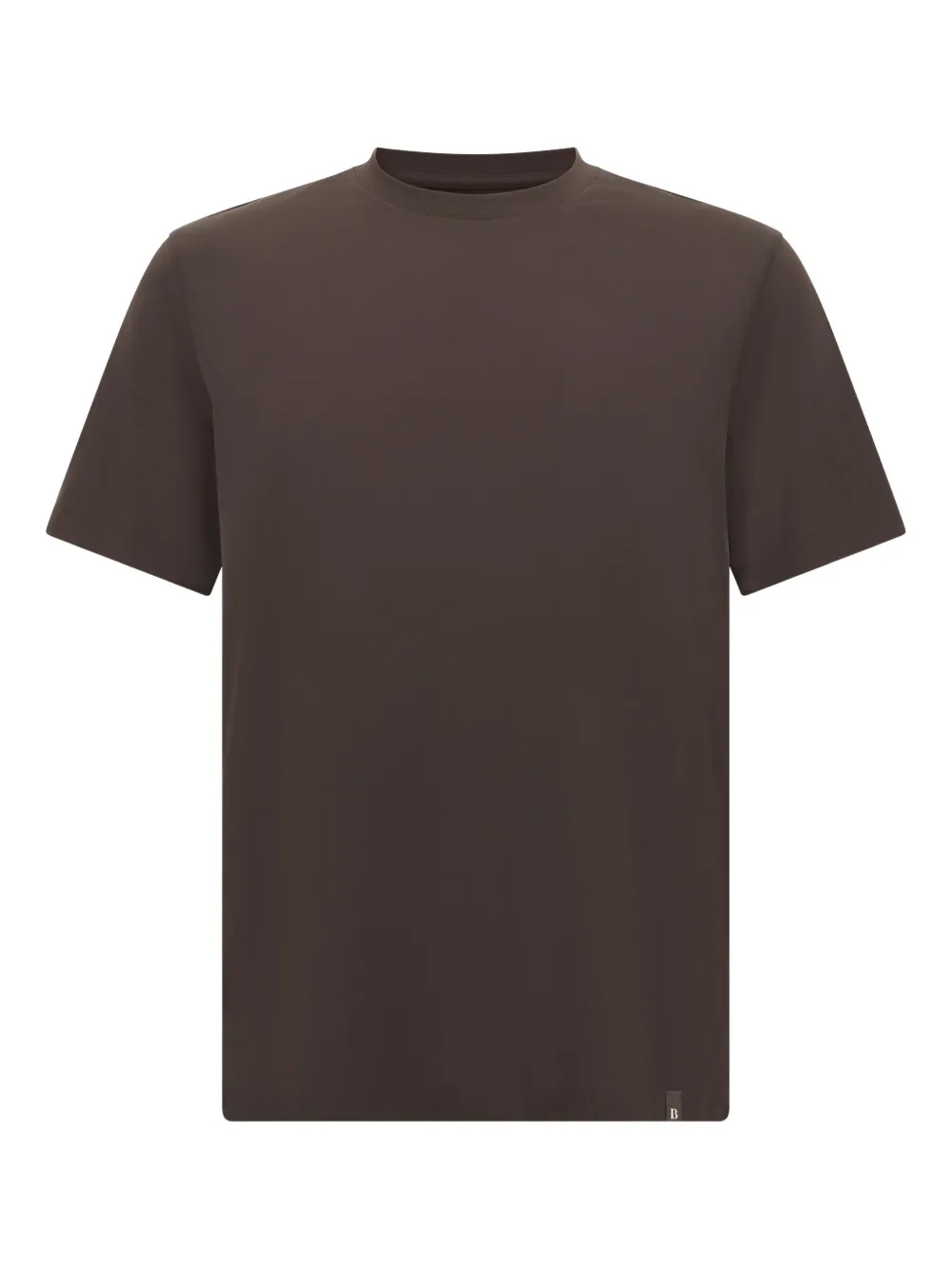 Boggi Milano Crew-neck T-shirt In Brown