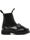 Toga Pulla chain-tassel Chelsea boots - Black