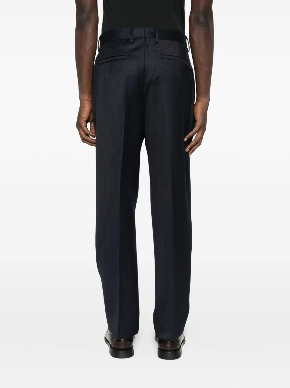 Zegna Plooibroek Blauw