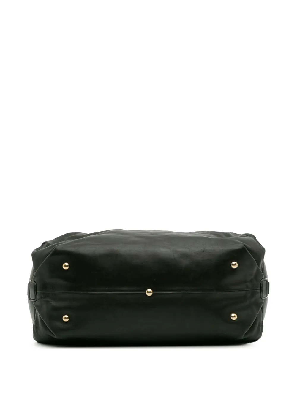 Pre-owned Gucci 2016-2025 Leather Bridle Satchel In Black
