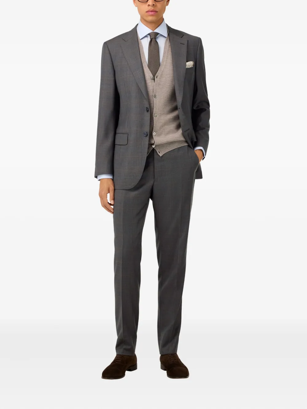 Boggi Milano Prince Wales check suit | Tuxedos & Dinner Suits | Image 2