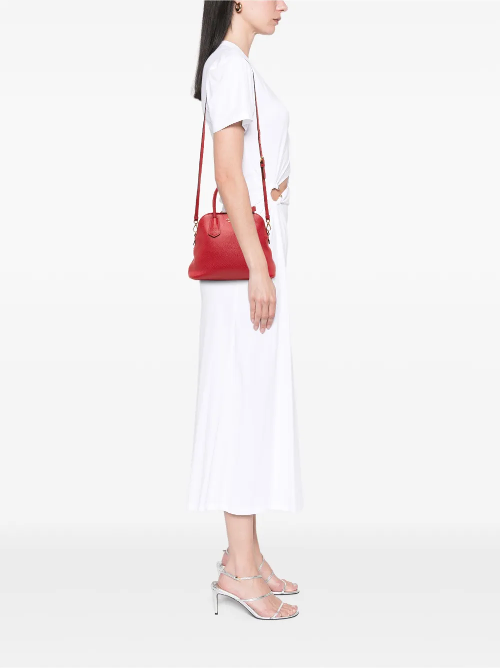 Prada Pre-Owned 2000-2025 Medium Saffiano Dome satchel | Pre-Owned | Image 2