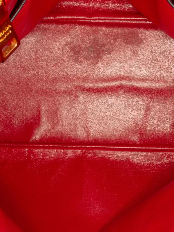 Prada Pre-Owned 2000-2025 ミディアム サフィアーノ ドーム
