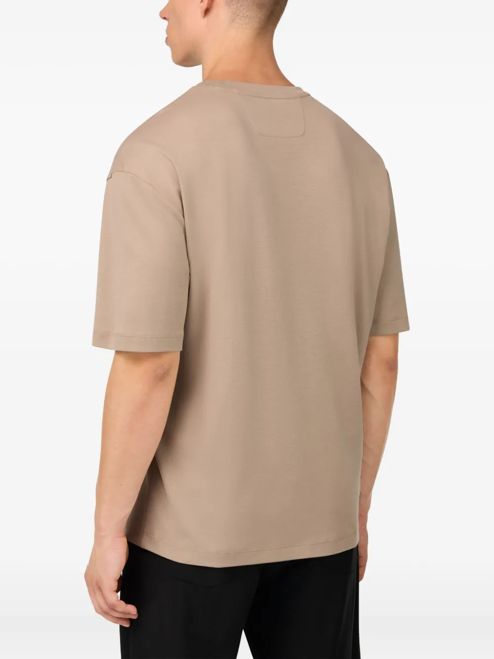 Boggi Milano Katoenen T-shirt Bruin