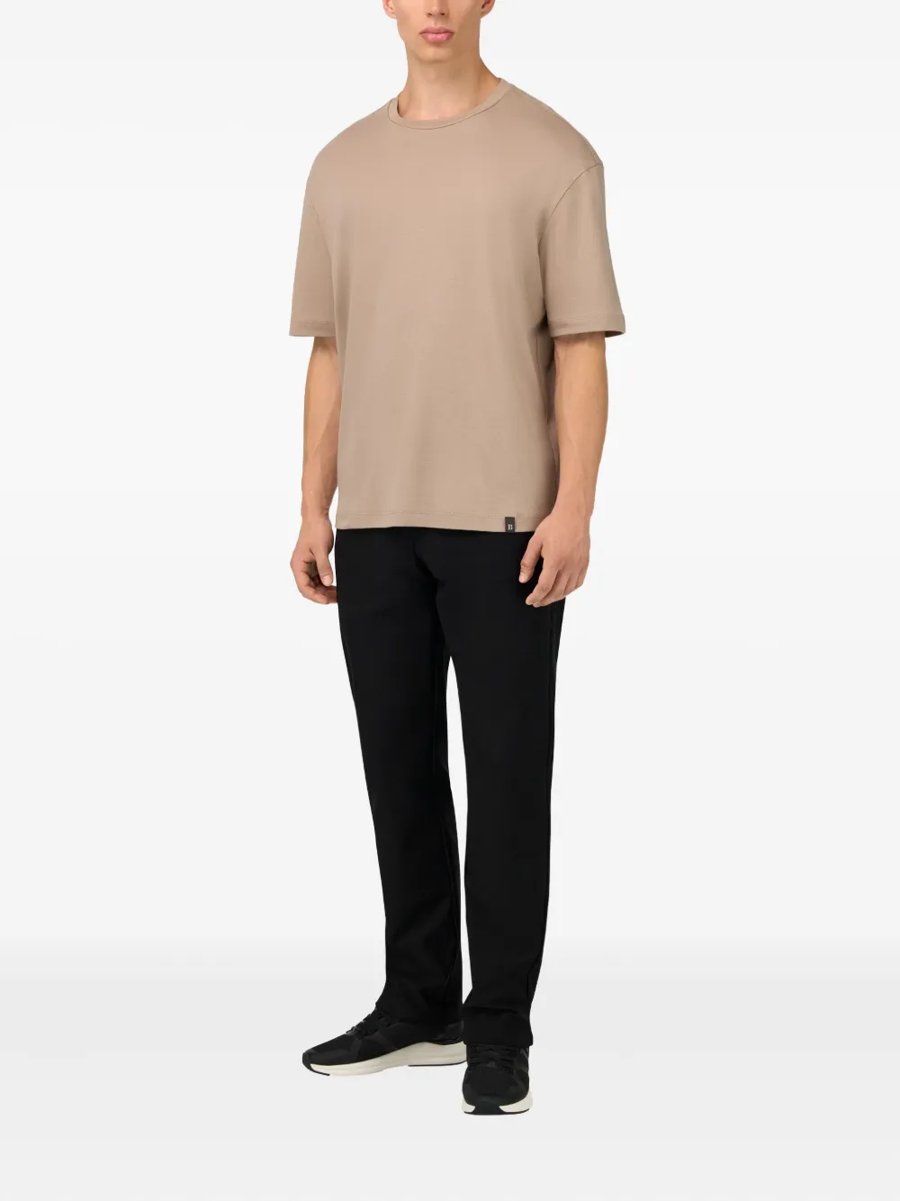 Boggi Milano cotton T-shirt - Bruin