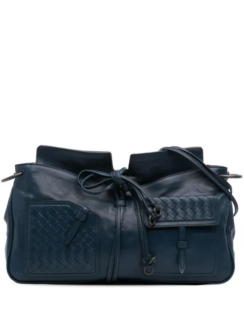 Bottega Veneta Pre-Owned 2012-2025 Intrecciato Trimmed Nappa crossbody bag