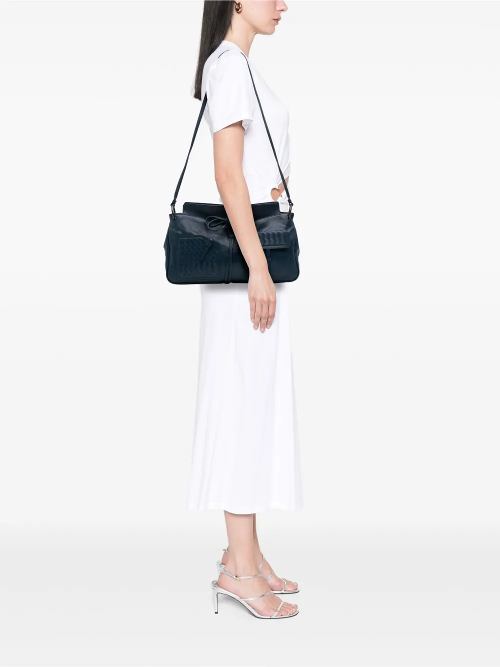 Bottega Veneta Pre-Owned 2012-2025 Intrecciato Trimmed Nappa crossbody bag | Pre-Owned | Image 2