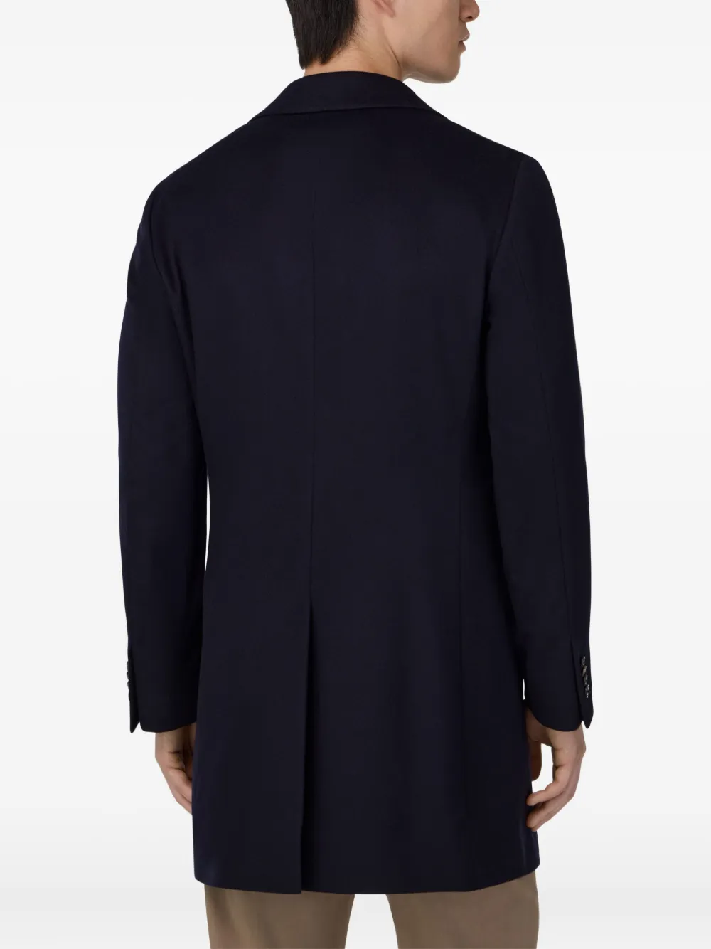 Boggi Milano Jas met enkele rij knopen Blauw