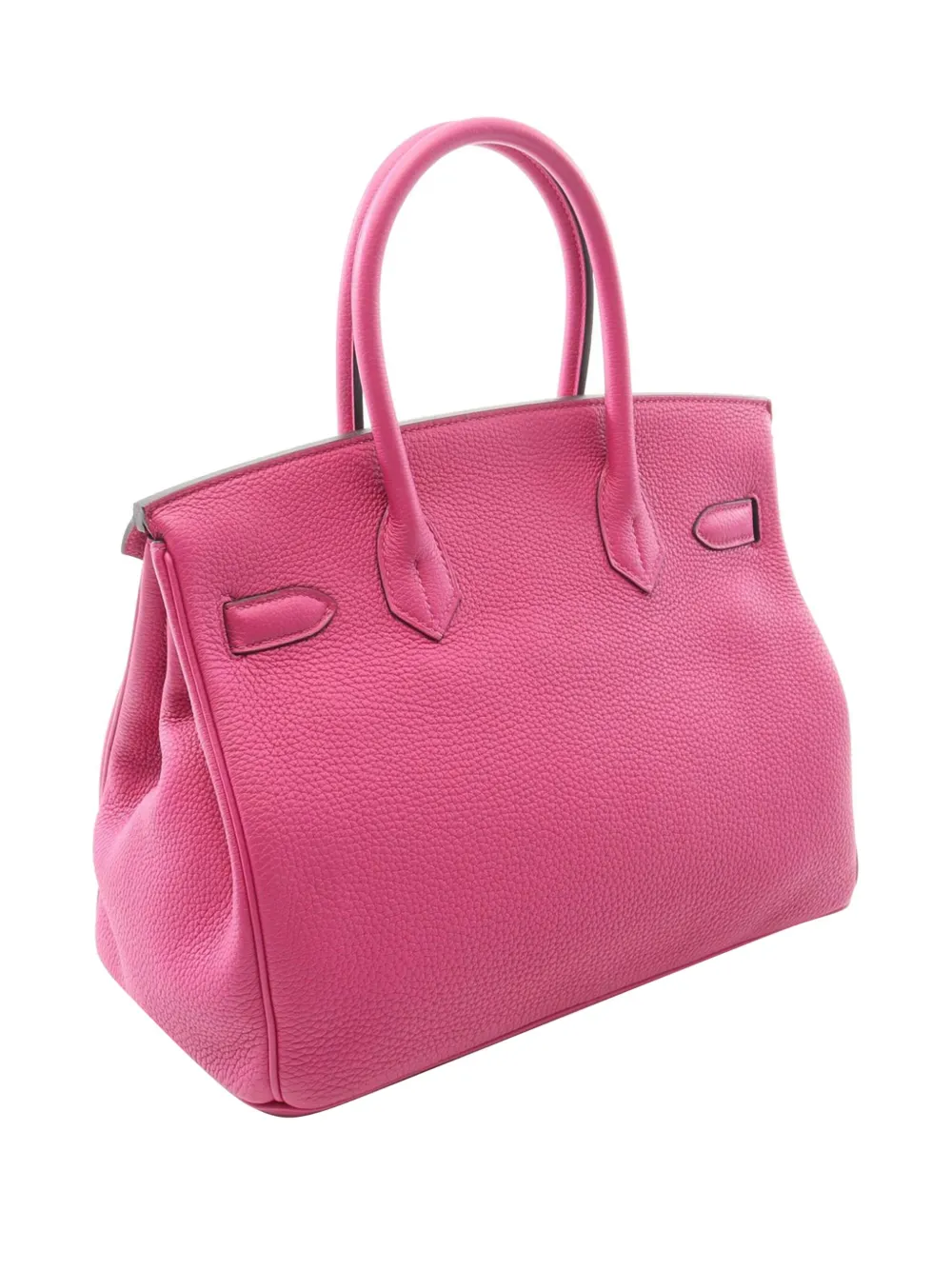 Pre-owned Hermes 2020 Togo Birkin Retourne 30 Handbag In Pink