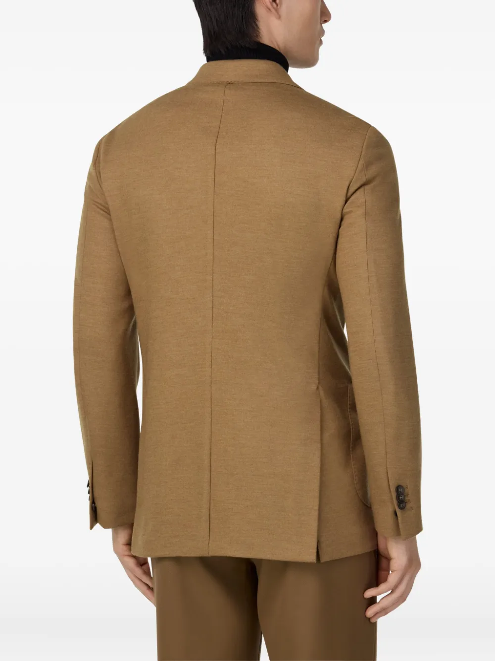 Boggi Milano Double-breasted Blazer In Brown