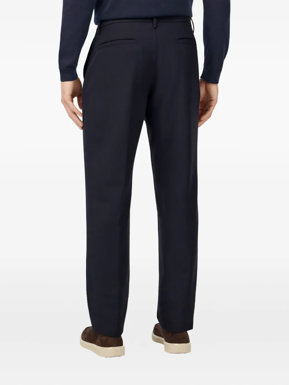 Boggi Milano Straight broek Blauw