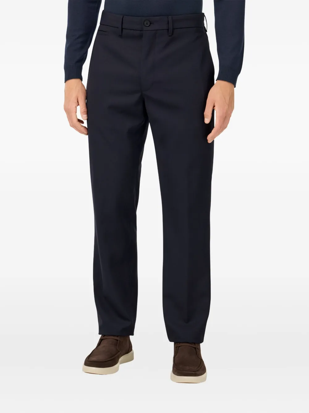 Boggi Milano Straight broek Blauw