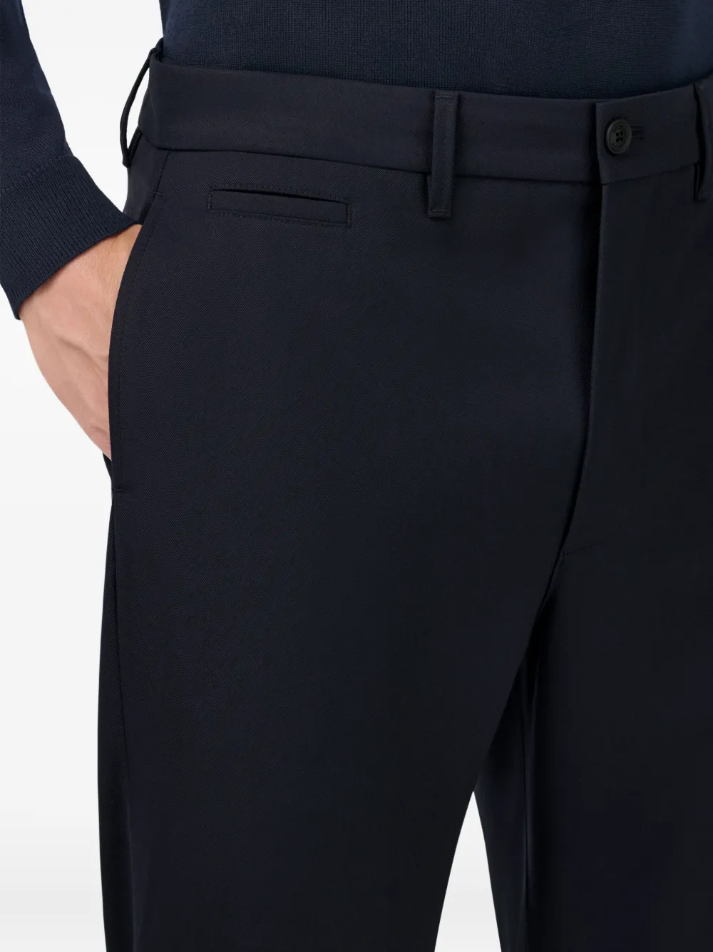 Boggi Milano Straight broek Blauw