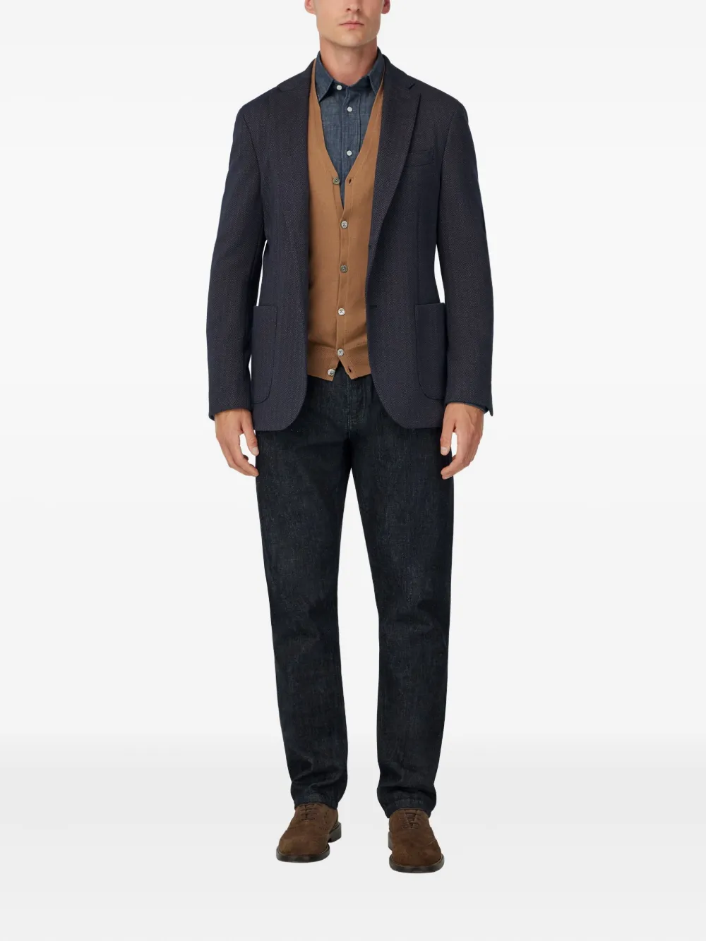 Boggi Milano herringbone blazer | Blazers | Image 2