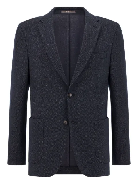 Boggi Milano herringbone blazer