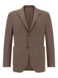 Boggi Milano textured blazer - Brown
