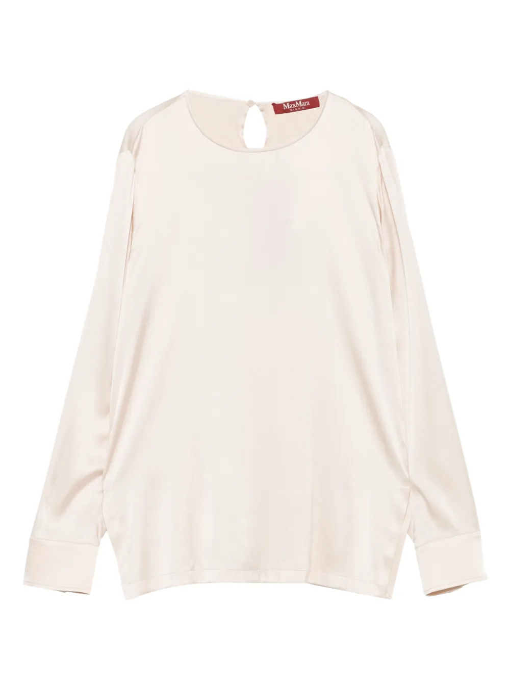 Max Mara long sleeve blouse | Neutrals | Image 1