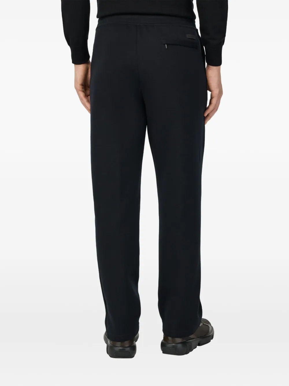 Boggi Milano Drawstring Track Pants In Black