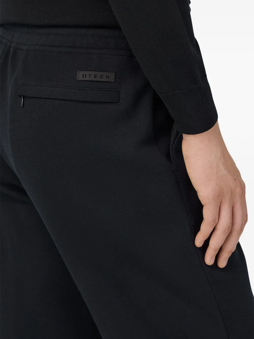 Boggi Milano Drawstring Track Pants In Black