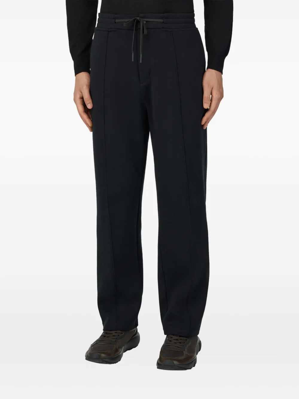 Boggi Milano Drawstring Track Pants In Black