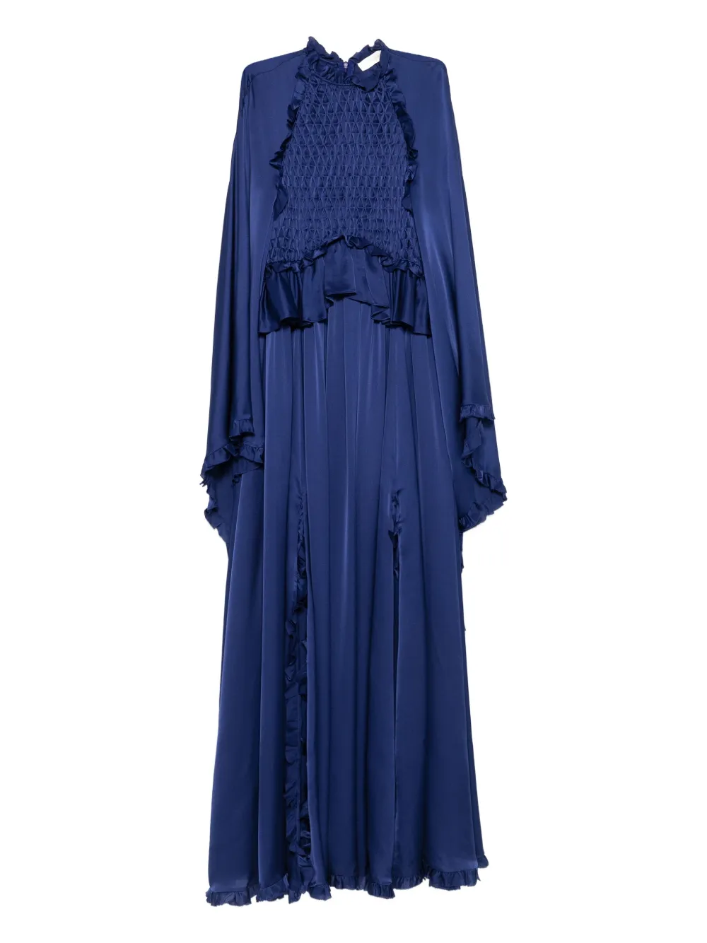 ZIMMERMANN Hypnotic smocked flutter dress | Blue | Image 1