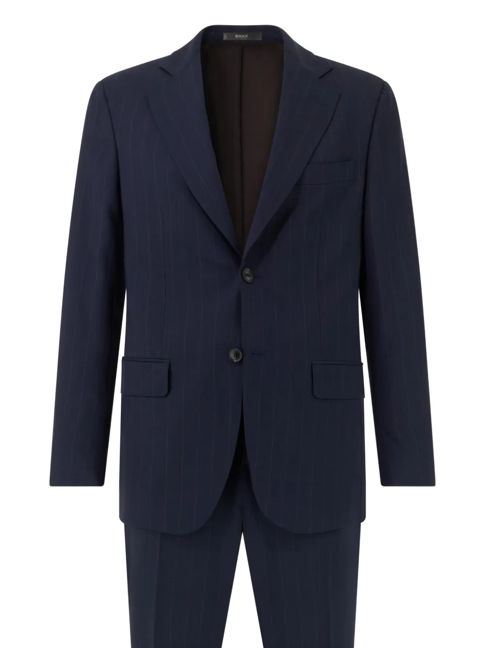 Boggi Milano pinstripe wool suit | Blue | Image 1