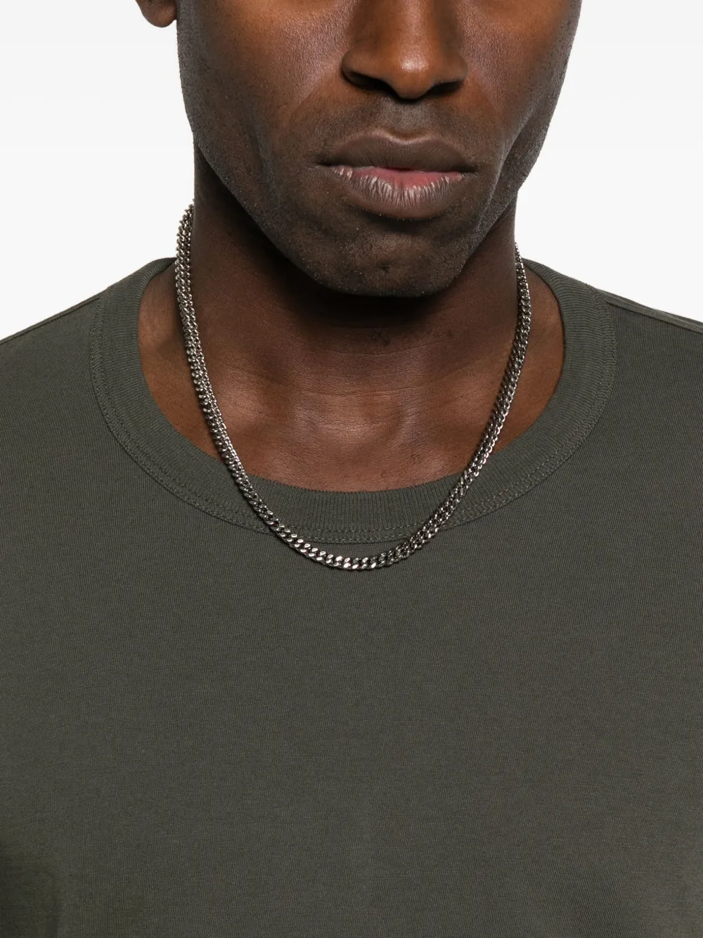 Rick Owens Cotton T-shirt In Green