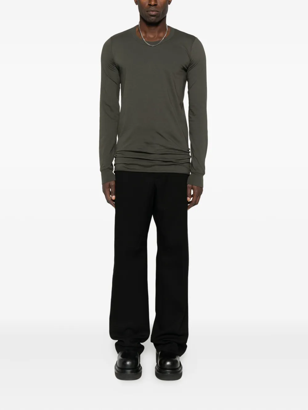 Rick Owens Katoenen T-shirt - Groen