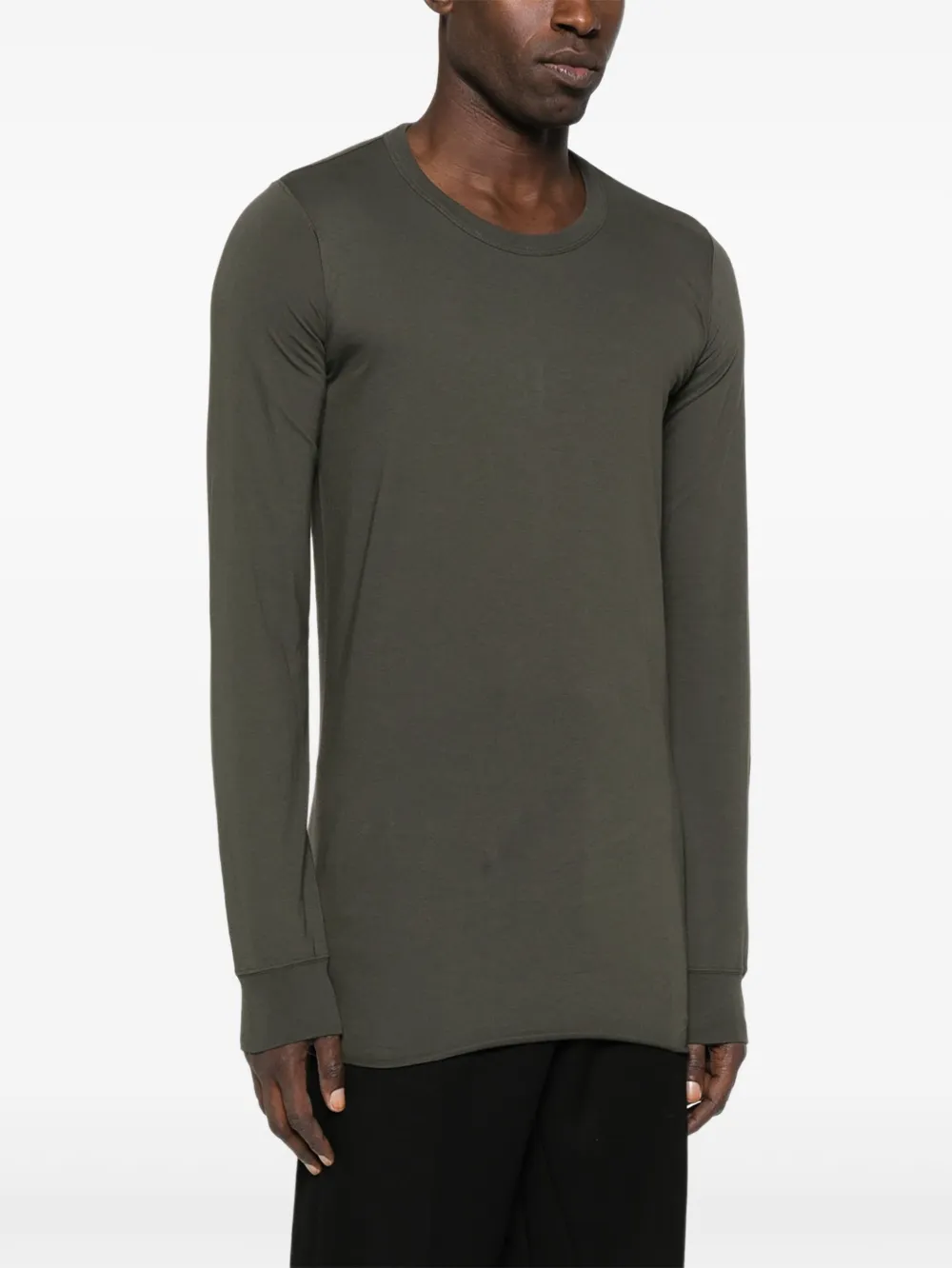 Rick Owens Cotton T-shirt In Green