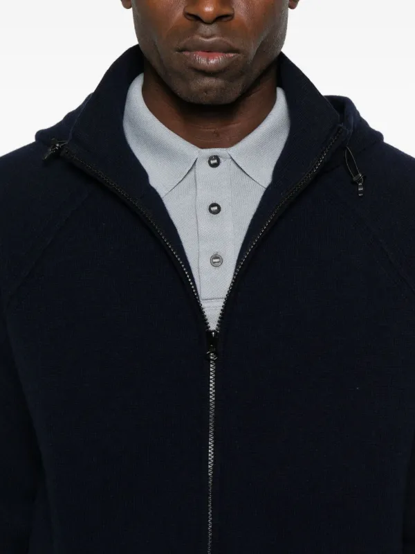 C.P. Company zip-up Hooded Jacket | Black | FARFETCH CA