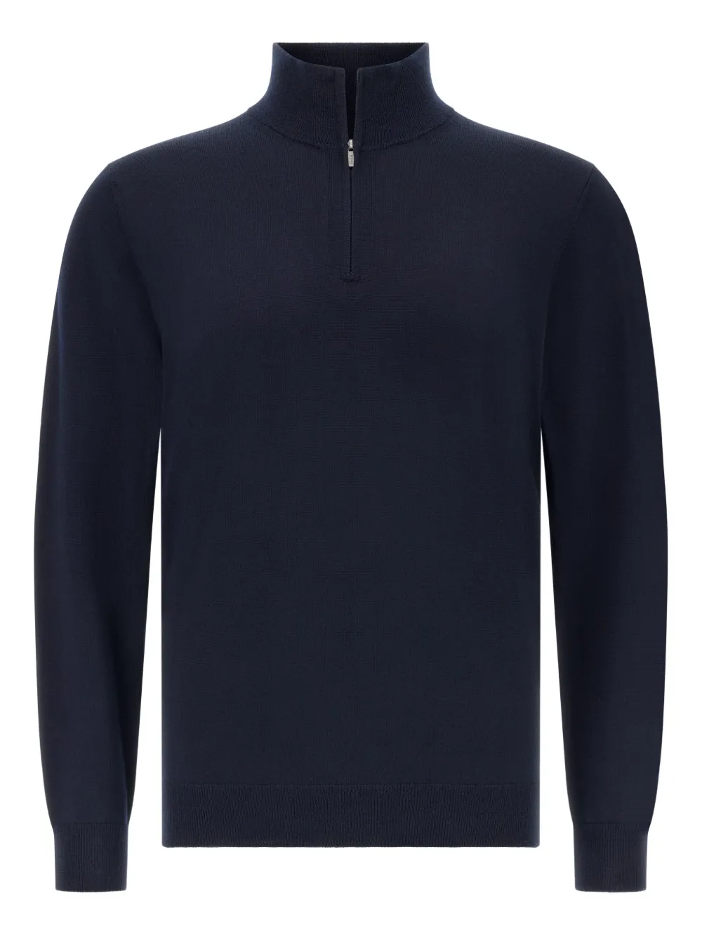 Boggi Milano half-zip wool sweater | Blue | Image 1
