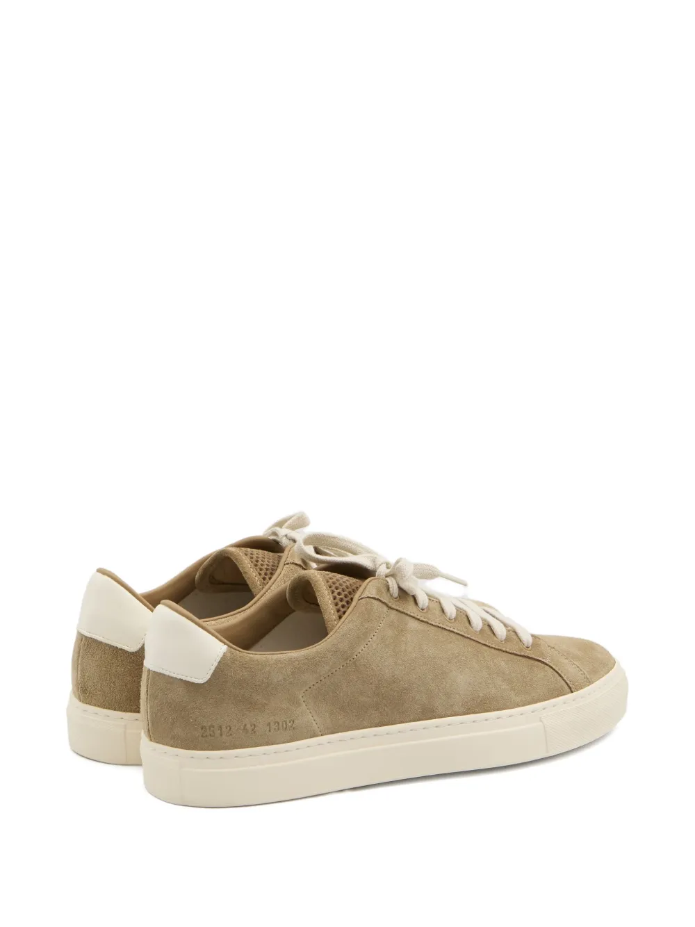 Common Projects patterned-tongue suede sneakers Neutrals