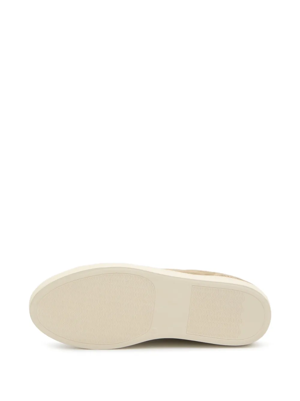 Common Projects Suède sneakers met patroon op de tong Beige