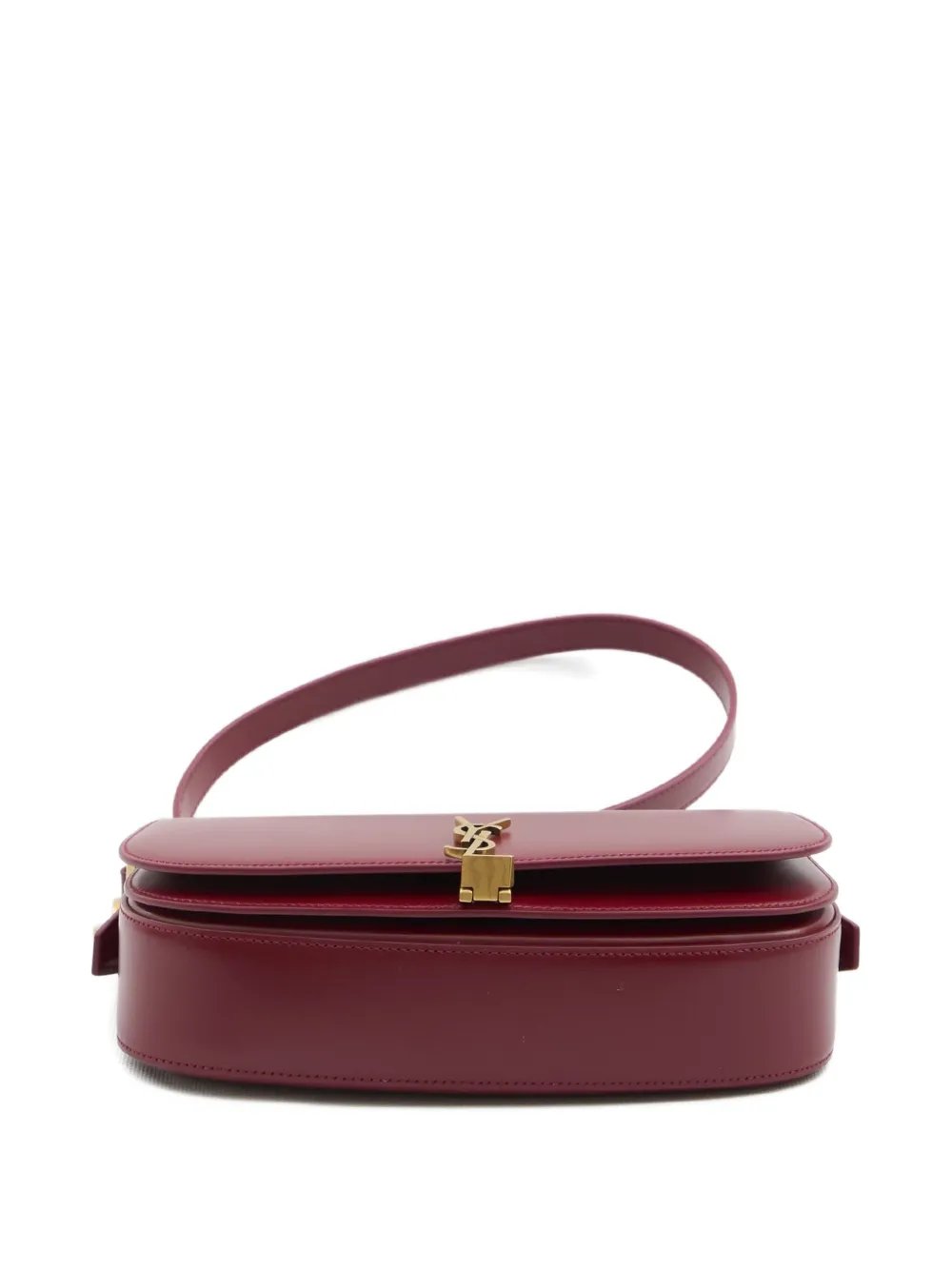 Saint Laurent Voltaire Calfskin Shoulder Bag In Red