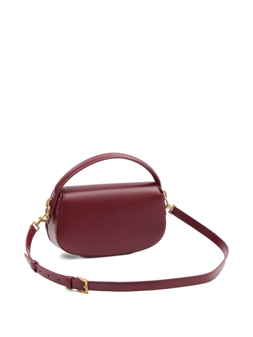 Saint Laurent Voltaire calfskin shoulder bag - Rood