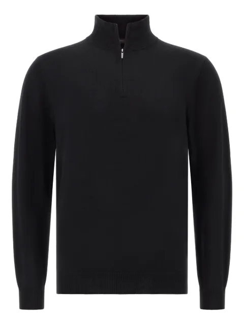 Boggi Milano suéter con medio cierre