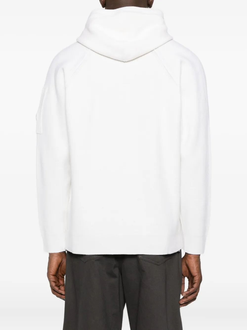 C.p. Company C.p.company Organic Gabardine Full Zip Overshirt In White