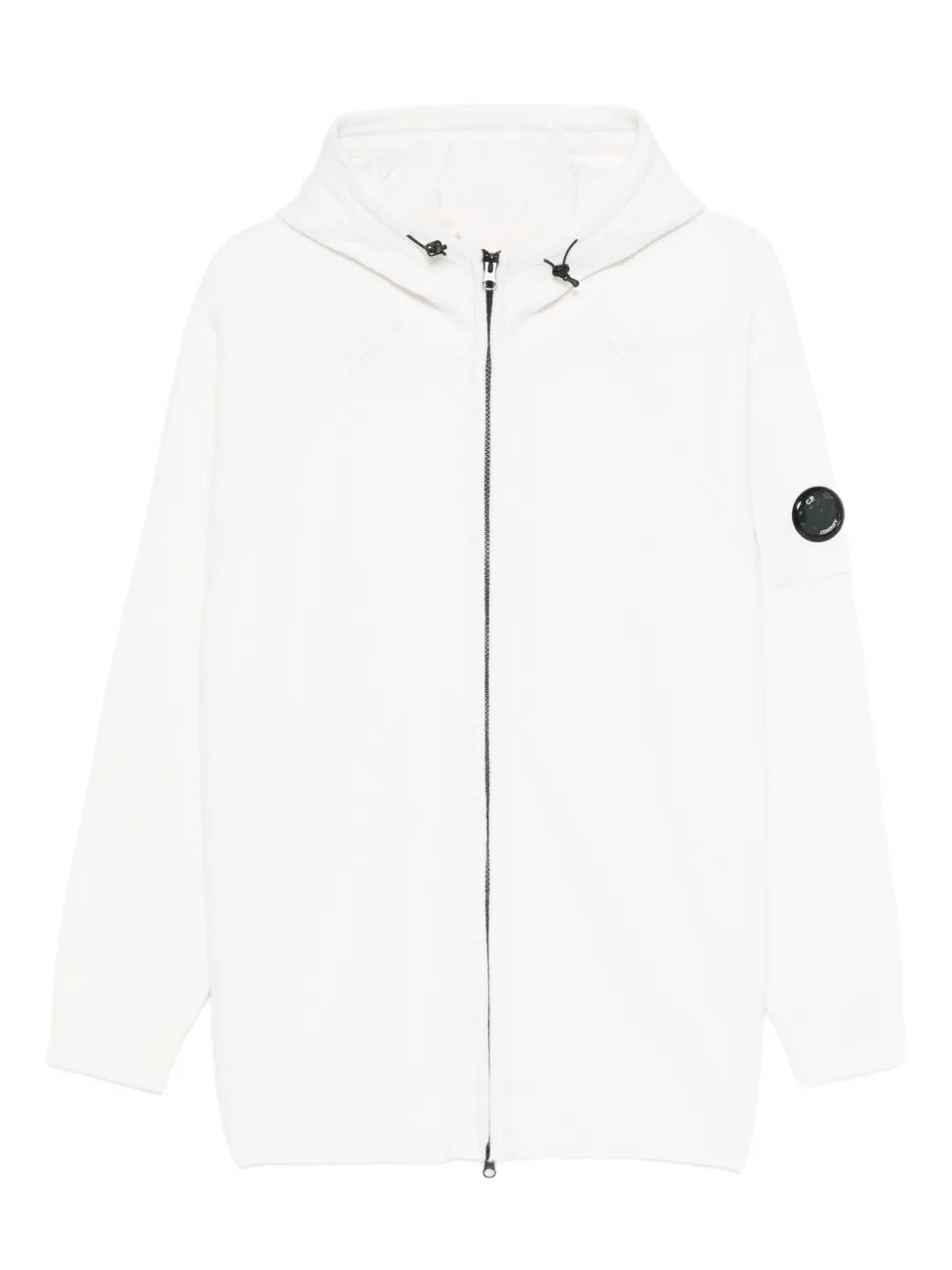 C.p. Company C.p.company Organic Gabardine Full Zip Overshirt In White