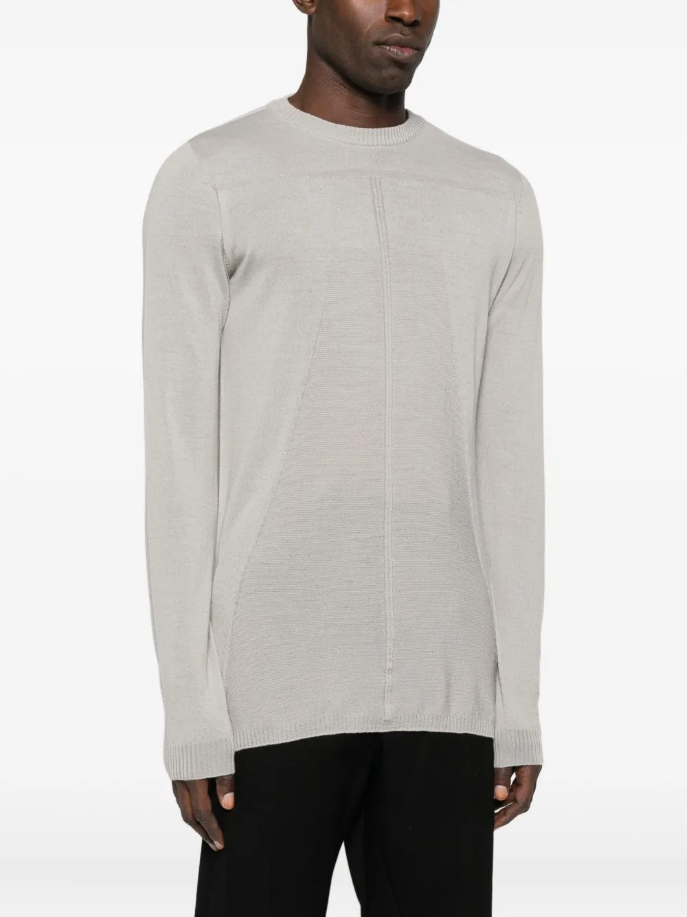 Rick Owens Biker Level trui Beige