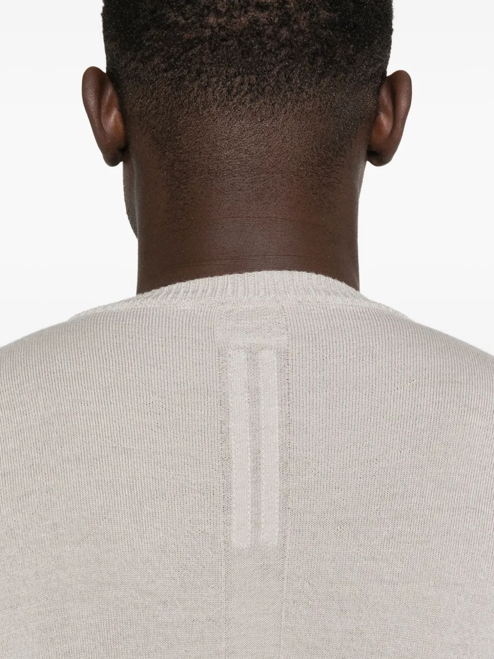 Rick Owens Biker Level trui Beige