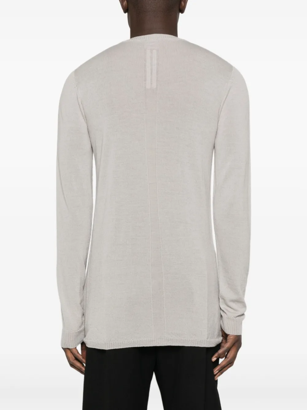 Rick Owens Biker Level trui Beige