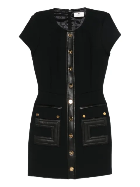Elisabetta Franchi button-front mini dress