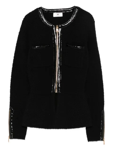 Elisabetta Franchi zip-front pocket cardigan